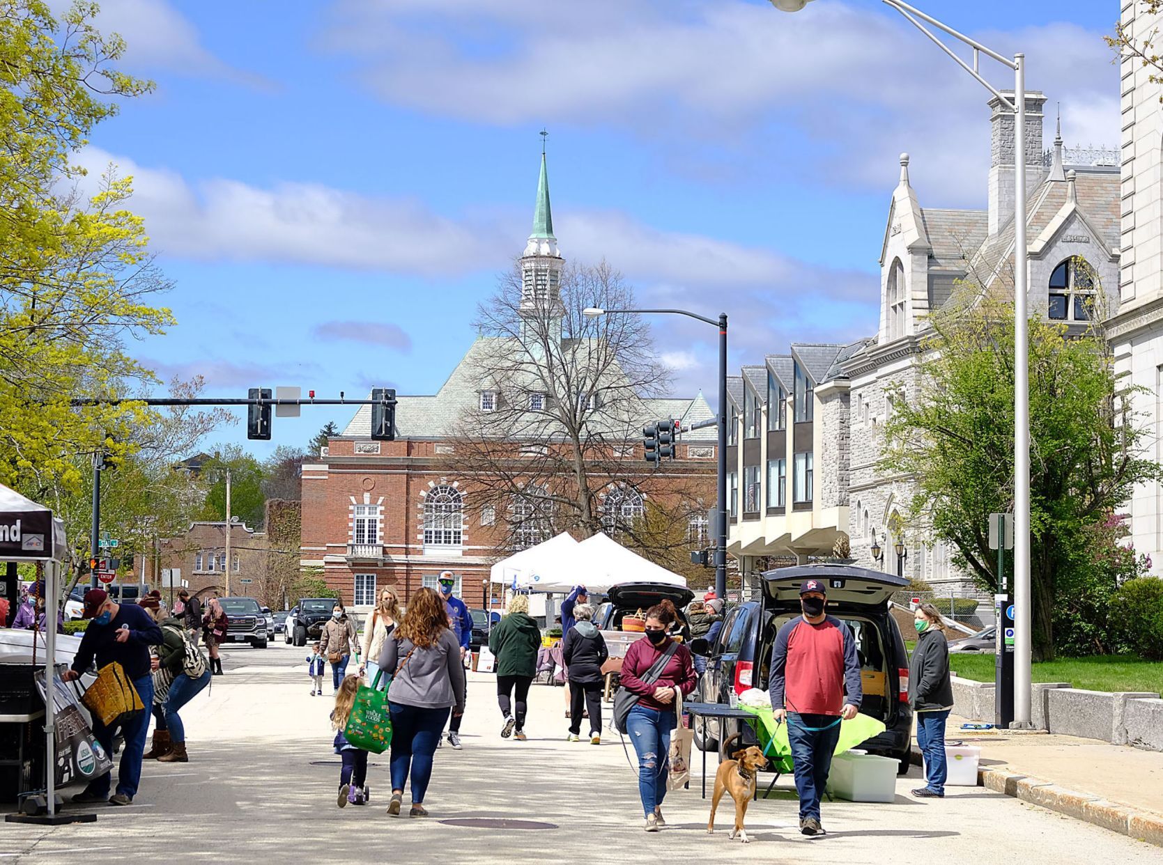 Downtown Concord on May 1, 2021.